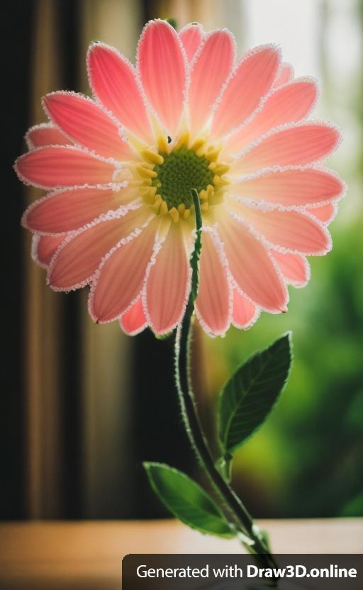 flower on a vase