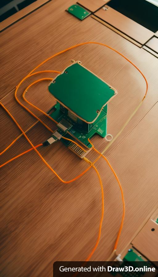 Box with pcb inside and soldered 2 wires