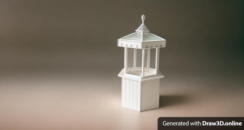 white kiosque