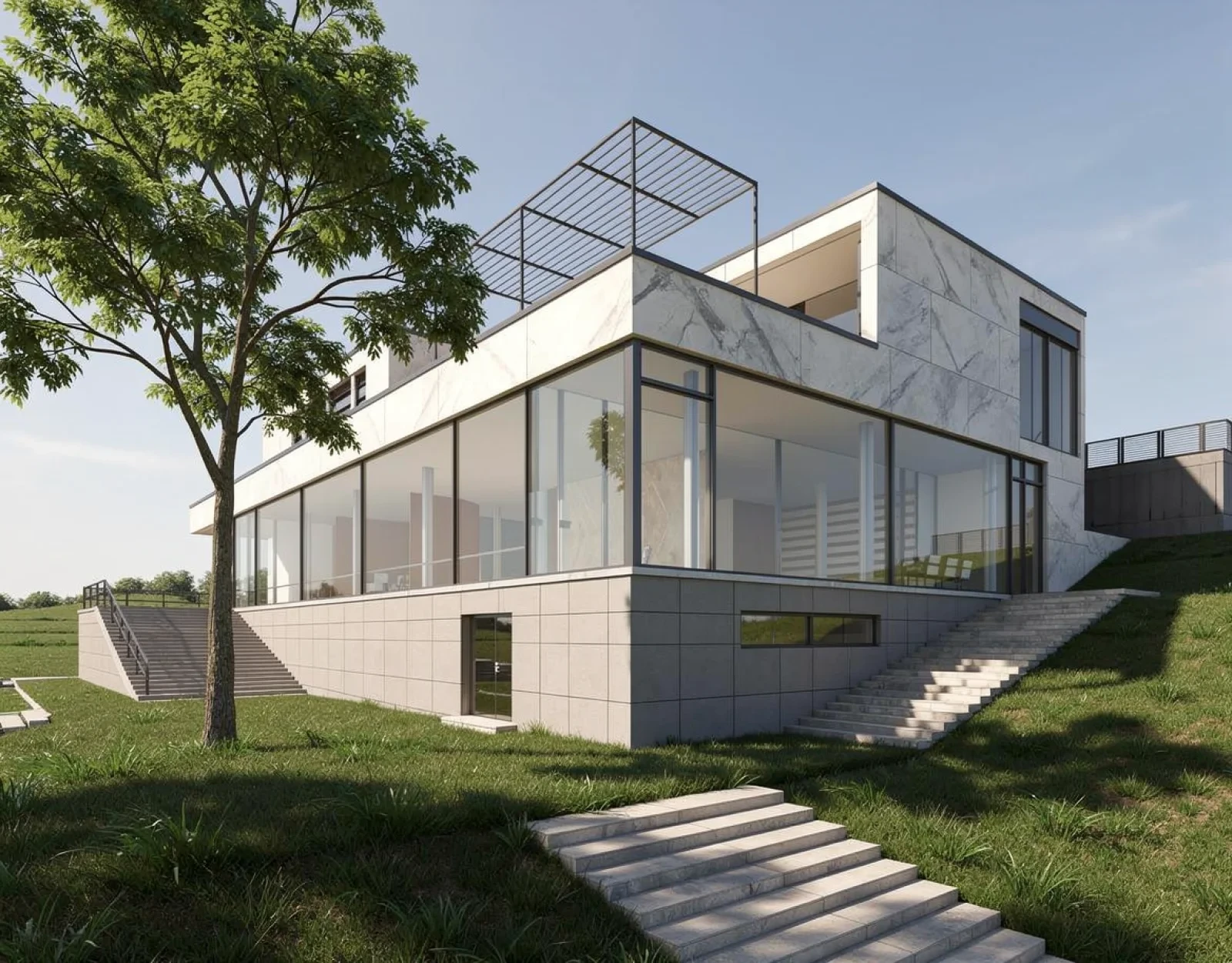 Photorealistic AI Architectural Render