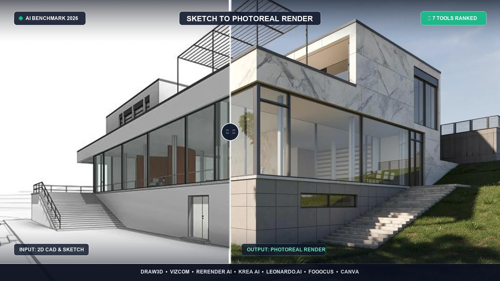 Best AI Tools for Sketch to Image & Architectural Render in 2026: 7 Competitors Tested & Ranked