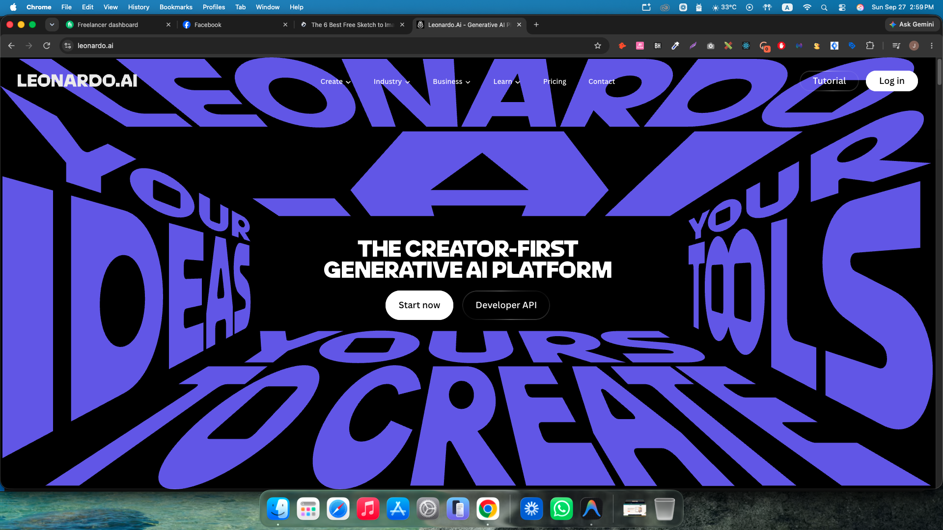 Leonardo.ai creative suite and canvas interface