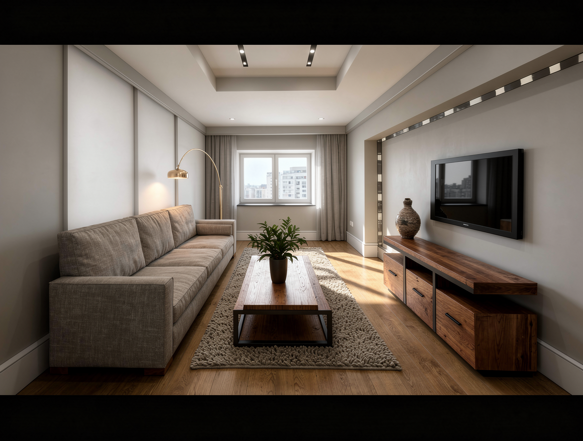 Photorealistic interior render generated by AI